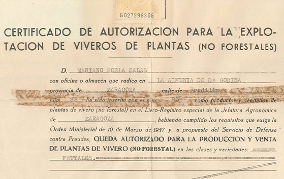 Certificado autorización
